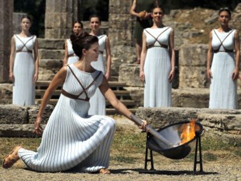Road to Rio: Countdown begins with traditional Olympic torch lighting ...
