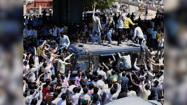 Rally turns violent as Hardik Patel's supporters clash with cops in Gujarat