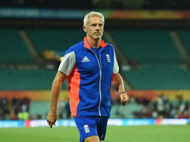 File photo of former England coach Peter Moores. Getty Images