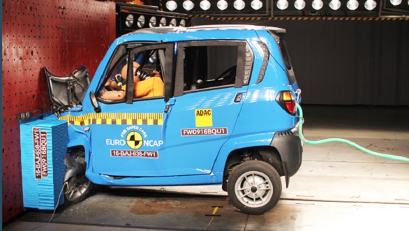 Bajaj Qute safety claims refuted by Volkswagen Bajaj Qute safety claims refuted by Volkswagen