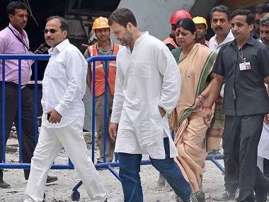 Congress vice-president Rahul Gandhi during his visit to Kolkata on Saturday. PTI