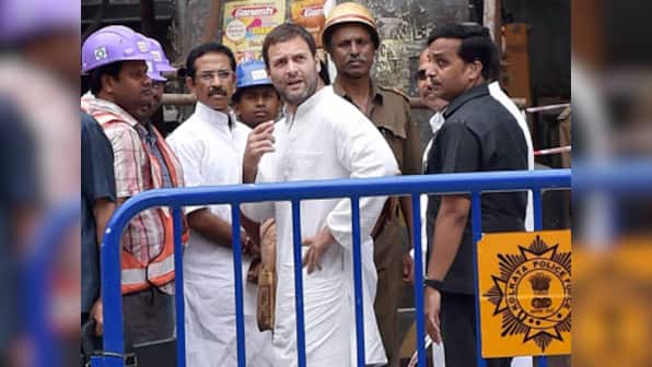 Visit to Kolkata flyover crash site: Rahul Gandhi is known for photo-ops, says BJP