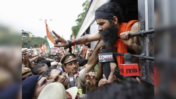 Ramdev Baba booked by Hyderabad police after 'Bharat Mata ki jai' remark