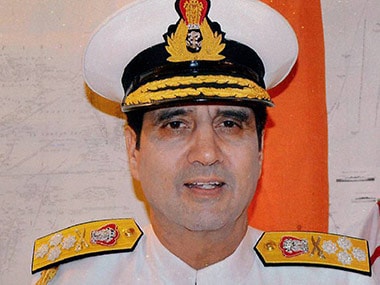 File image of Chief of Naval Staff Admiral Robin Dhowan. PTI