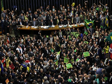 Brazil's lower house gives nod for impeachment of President Dilma Rousseff Brazil's lower house gives nod for impeachment of President Dilma Rousseff