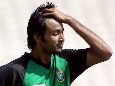 File photo of Shahadat Hossain of Bangladesh. Getty