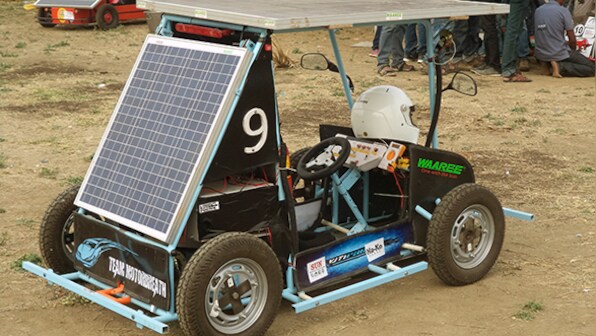 VJTI electric solar car to be powered by Waaree solar modules