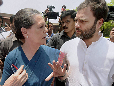 MP Congressman asks Sonia Gandhi to sack Rahul over 'khoon ki dalali' remark MP Congressman asks Sonia Gandhi to sack Rahul over 'khoon ki dalali' remark