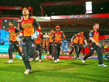 Sunrisers Hyderabad players. BCCI