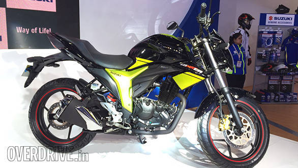 Suzuki to launch the Gixxer with a rear disc brake in India on April 15, 2016 Suzuki to launch the Gixxer with a rear disc brake in India on April 15, 2016