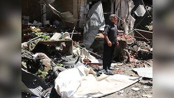 Truce in Syria on brink of collapse after airstrikes on markets derail Geneva talks