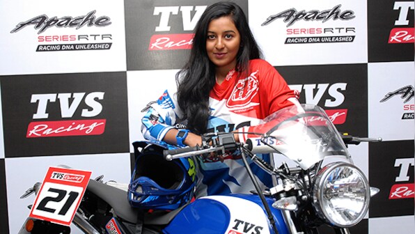 TVS Racing signs Shreya Sundar Iyer as its first woman rider