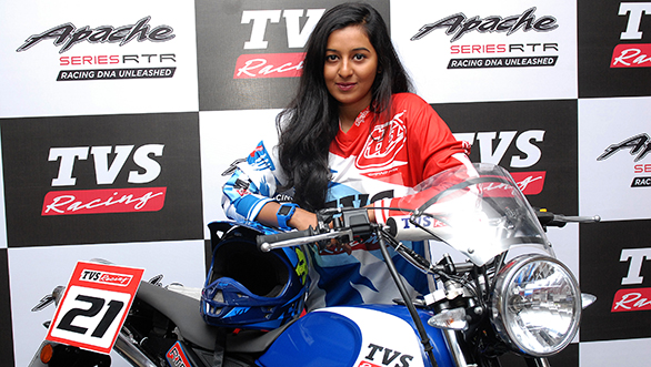 TVS Racing signs Shreya Sundar Iyer as its first woman rider TVS Racing signs Shreya Sundar Iyer as its first woman rider