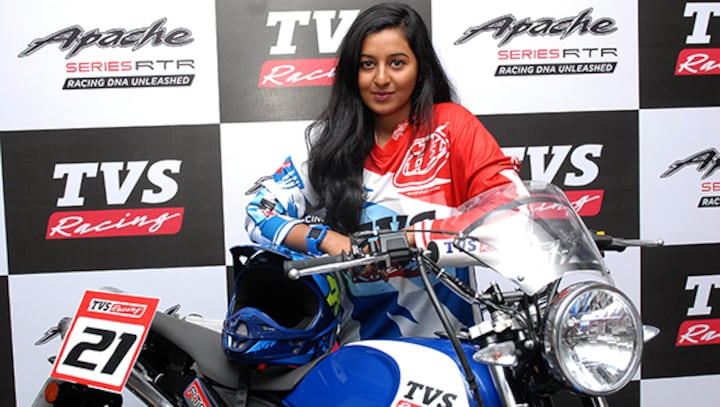 TVS Racing signs Shreya Sundar Iyer as its first woman rider