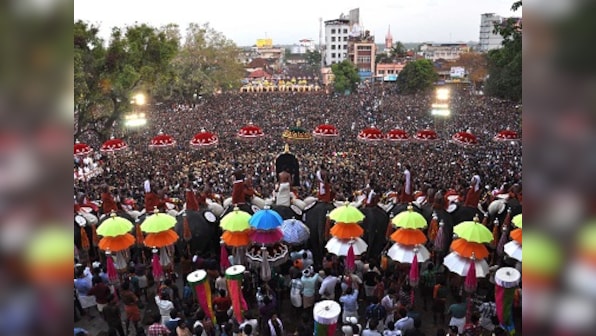 Thrissur Pooram festival begins amid tight security