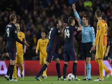 ‘There is fear that Barca will be eliminated’: Torres lashes out after red card in Atletico’s Champions League loss ‘There is fear that Barca will be eliminated’: Torres lashes out after red card in Atletico’s Champions League loss