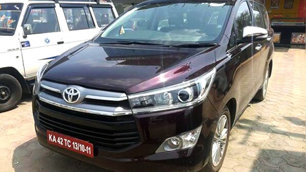 Spied: All-new Toyota Innova Crysta caught testing in India