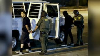 Twenty arrested as Trump rally protest turns violent in California