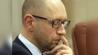 Embattled Ukrainian prime minister Arseniy Yatseniuk resigns
