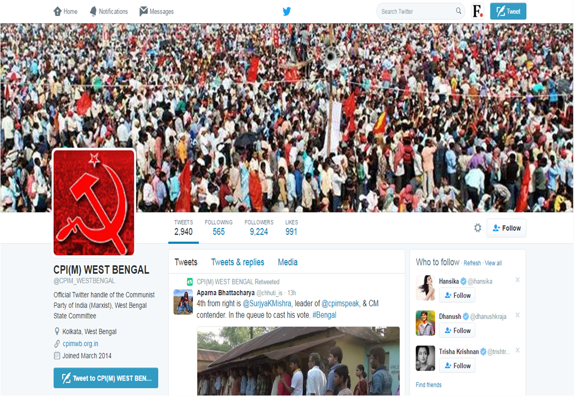 West Bengal polls: Politicians are using Twitter, Facebook and even Soundcloud to up their game West Bengal polls: Politicians are using Twitter, Facebook and even Soundcloud to up their game