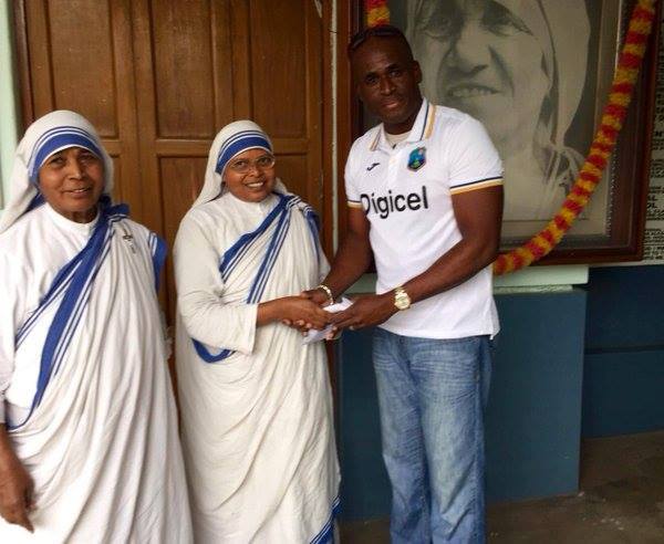 West Indies show why they are champions off the field too, make donation to Mother Teresa's charity in Kolkata West Indies show why they are champions off the field too, make donation to Mother Teresa's charity in Kolkata