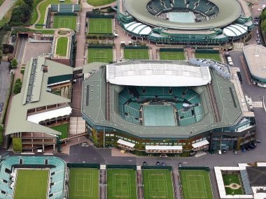 Aerial view of Wimbledon. Getty Images