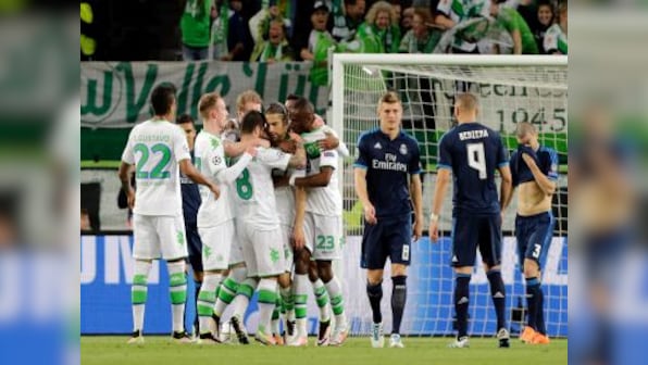 Champions League: Wolfsburg double stuns Real Madrid to first-leg defeat in quarterfinals