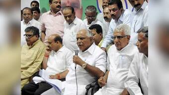 'My main task will be to throw out corrupt Congress': B S Yeddyurappa says after selection as Karnataka BJP chief