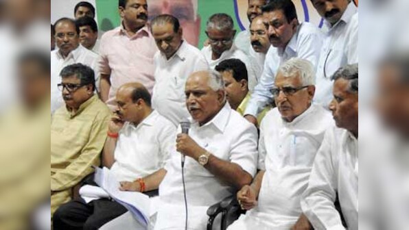 'My main task will be to throw out corrupt Congress': B S Yeddyurappa says after selection as Karnataka BJP chief