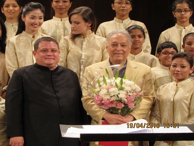 Medley for a maestro: Zubin Mehta serenaded by Shillong Chamber Choir for 80th birthday Medley for a maestro: Zubin Mehta serenaded by Shillong Chamber Choir for 80th birthday