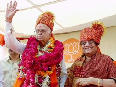 BJP veteran L K Advani's wife Kamla Advani passes away after heart attack BJP veteran L K Advani's wife Kamla Advani passes away after heart attack