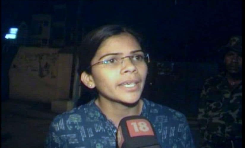 Allahabad University Students' Union president Richa Singh alleged that she faced harassment by HRD Minister Smriti Irani.