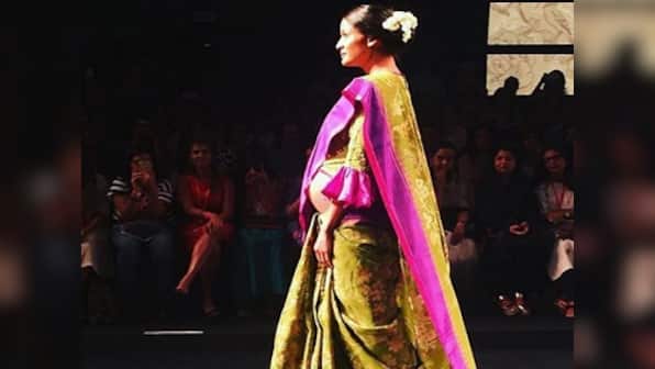 Wow! Carol Gracias flaunts baby bump while walking the ramp at Lakme Fashion Week