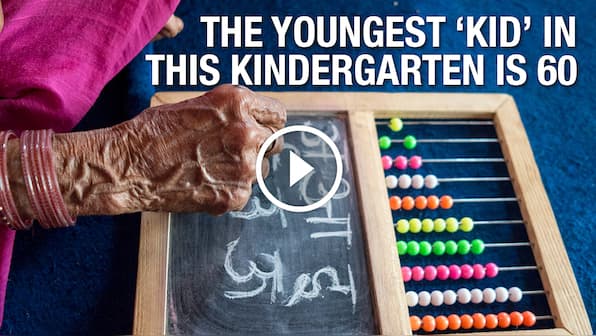 Watch: Ripe age no bar for these pupils in India's only school for grannies