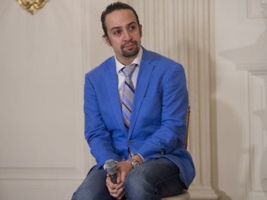 Lin-Manuel Miranda, creator and star of the Broadway show, 'Hamilton.' AFP