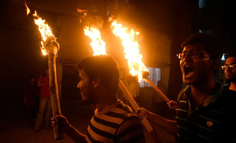 The JNU row eventually reached the Jadavpur University, where students held a protest march. IBNLive