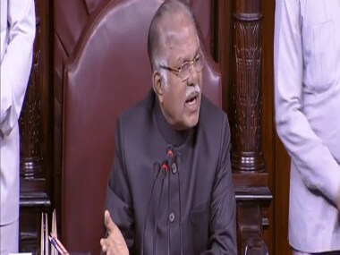 Deputy Chairman PJ Kurien at the Rajya Sabha. RajyaSabhaTVYouTube