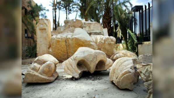 Polish experts in Syria's Palmyra to restore famed Lion of Al-Lat