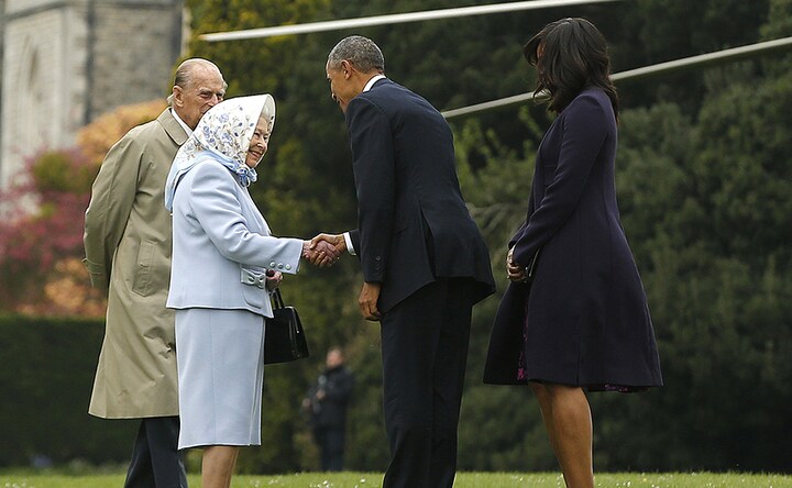 Obama in UK: US President meets the Royal family, talks Brexit with Cameron