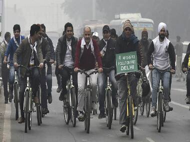Ride bicycles, curb pollution: Activists urge Delhi residents