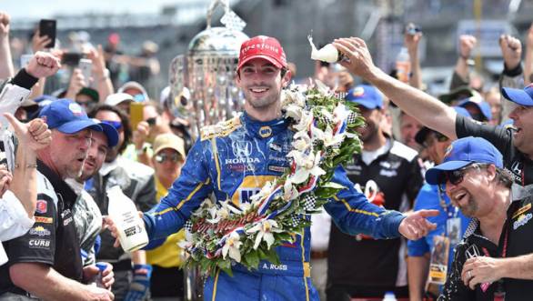 Alexander Rossi wins 100th edition of the Indy500 Alexander Rossi wins 100th edition of the Indy500