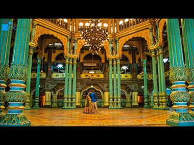 Romantic, reckless or narcissists? Couple in trouble for pre-wedding shoot in Mysore Palace Romantic, reckless or narcissists? Couple in trouble for pre-wedding shoot in Mysore Palace