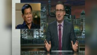 'Duterte tests limits of human decency': John Oliver takes on the 'Trump of the East'