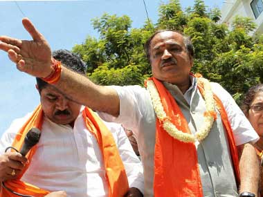 Union Minister Ananth Kumar. PTI