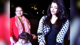 There she goes: Aishwarya Rai sets off for Cannes with daughter Aaradhya in tow