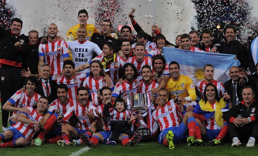 Atletico Madrid came from behind to win the 2013 Copa del Rey at the Bernabue. Getty