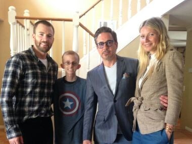 'The Avengers' heed call to visit teen battling cancer