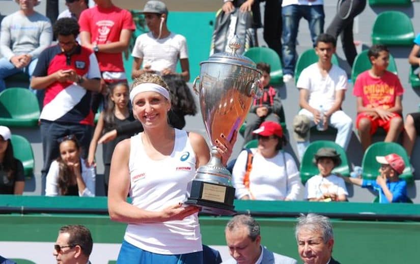 First title of 2016 for Timea Bacsinszky. Image courtesy: Twitter/@WTA