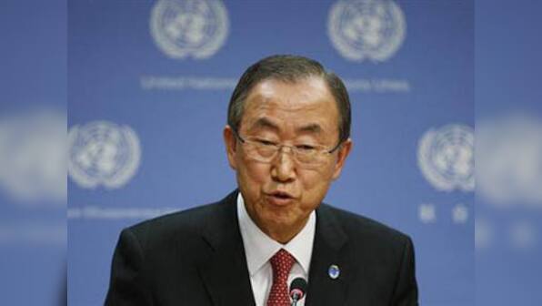 UN chief Ban Ki-Moon urges govts to reduce number of displaced people by half