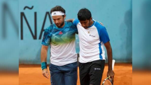 Rohan Bopanna and Florin Mergea fail to defend Madrid Open title